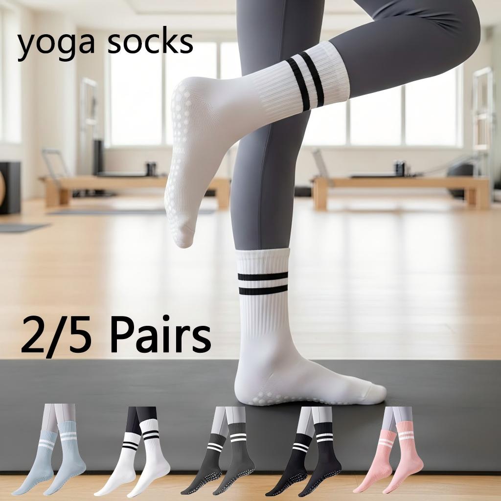 Yoga Fitness Dance - Rutschfeste Yoga-Socken für Damen, griffige Pilates-Socken,
