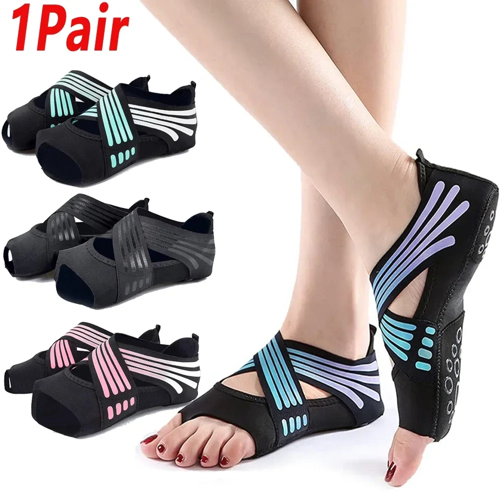 Yoga Fitness Dance - 1 Paar Professionelle Rutschfeste Gym-Yoga-Schuhe, Flache