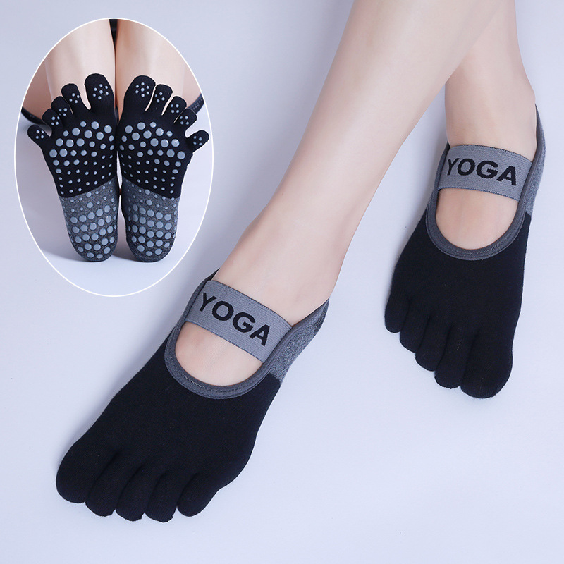 Yoga Fitness Dance - Frauen Atmungsaktive Pilates Socken Fünf Zehen