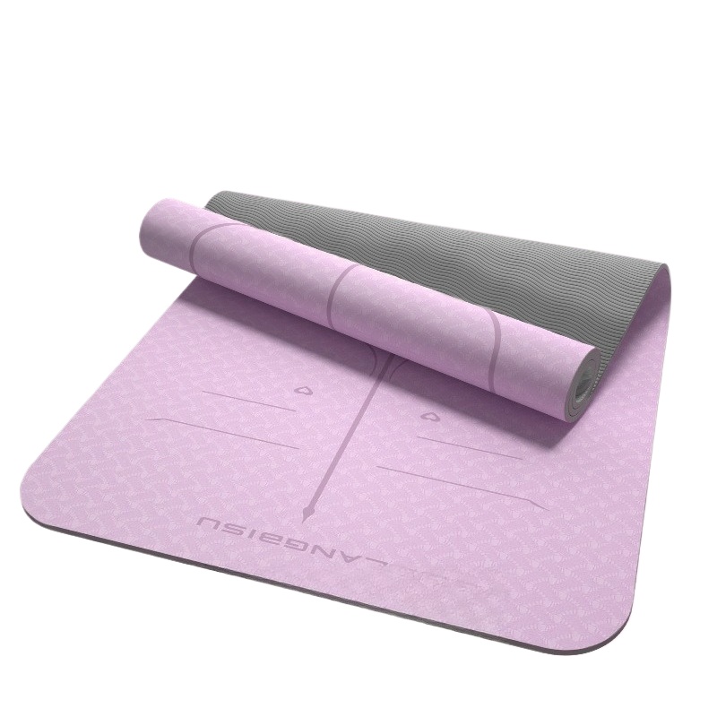 Yoga Health & Fitness Center - TPE-Yogamatte für Anfänger, extra breit, extra