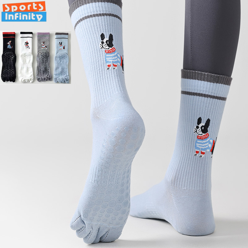 Yoga Fitness Dance - Nette Hund Druck Yoga Socken Anti