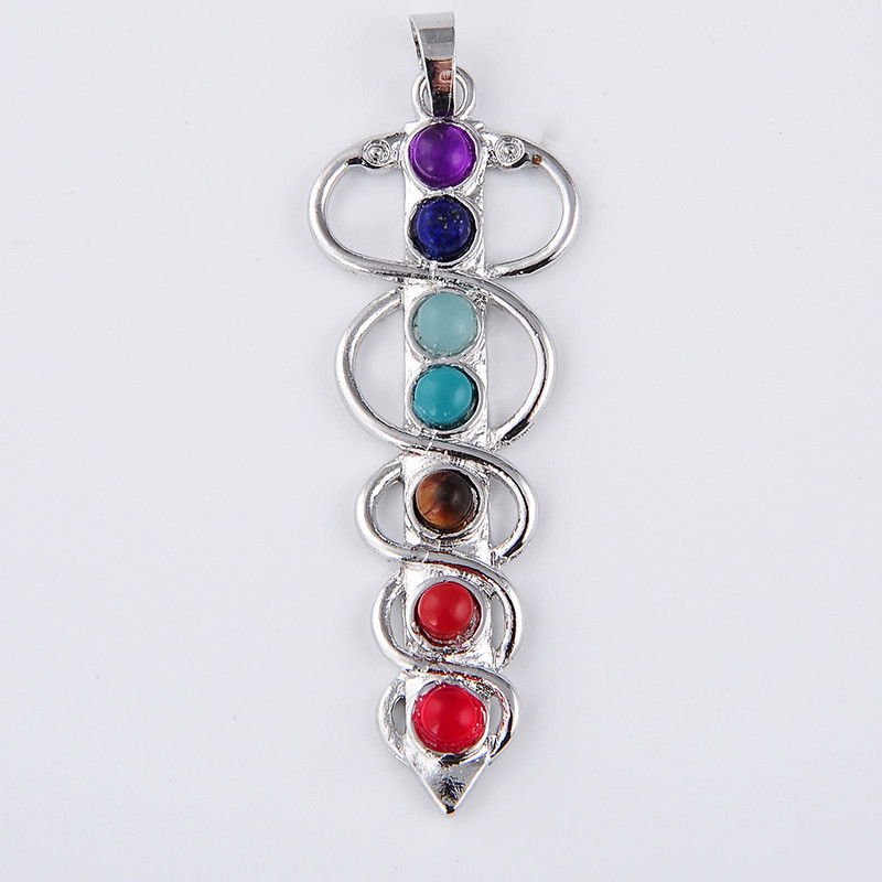 7 Chakra Stein Halskette Anhän – Yoga Health & Fitness Center Bewertung und Preis