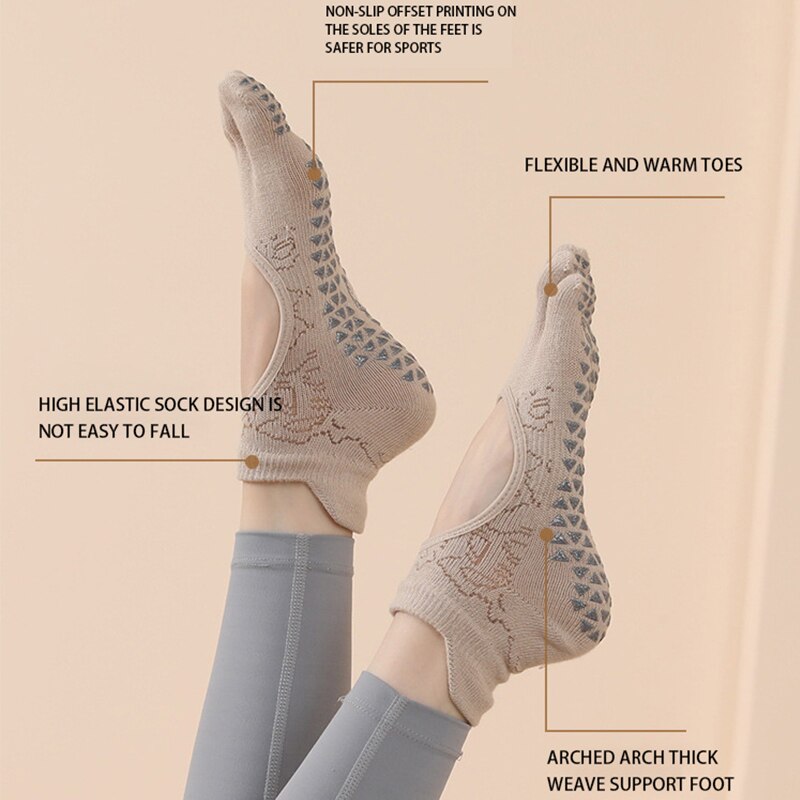Frauen Yoga Zehen socken hochw – Yoga Fitness Dance Bewertung und Preis