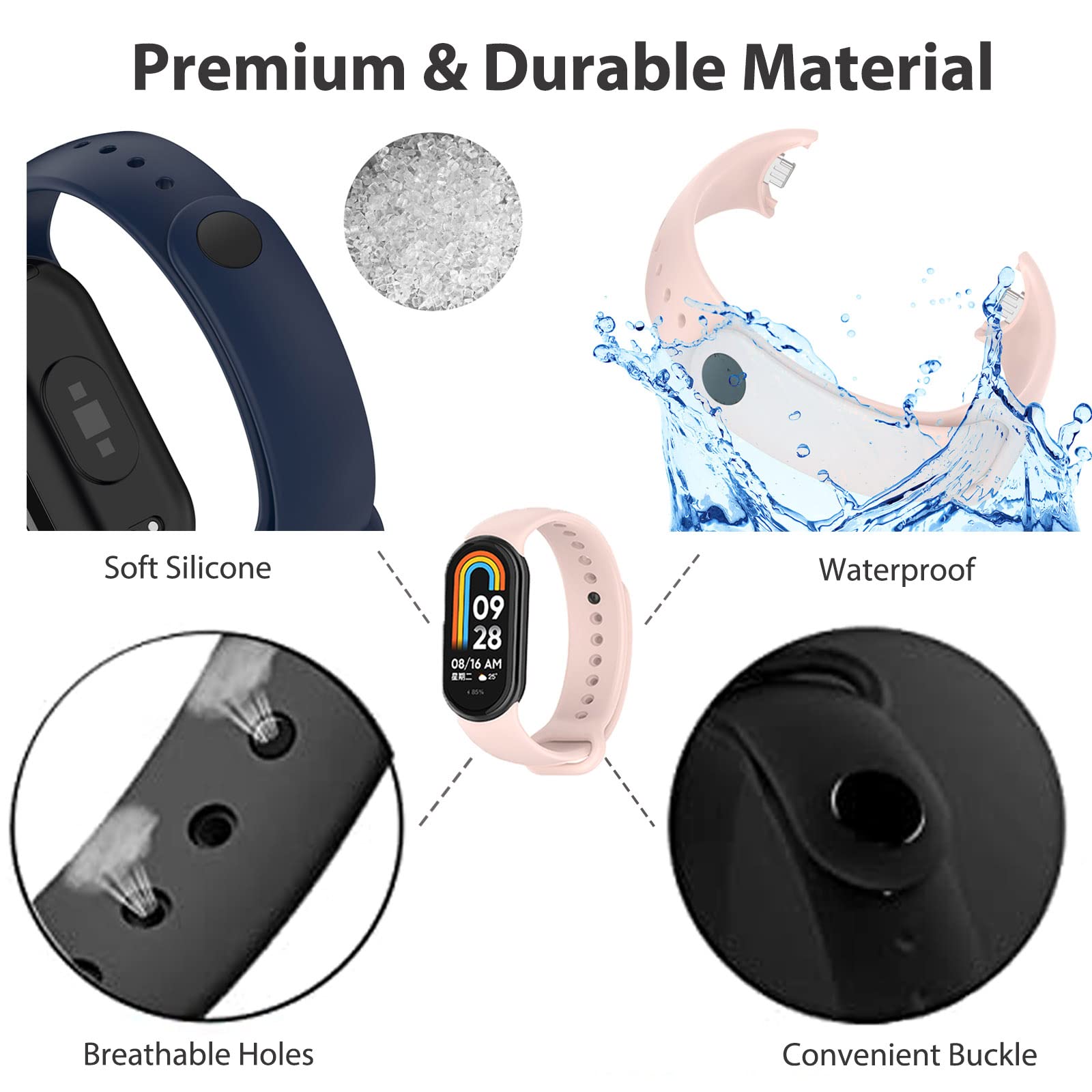 Armband für Mi Band 8 Riemen S – Fitness Tracker Band Bewertung und Preis