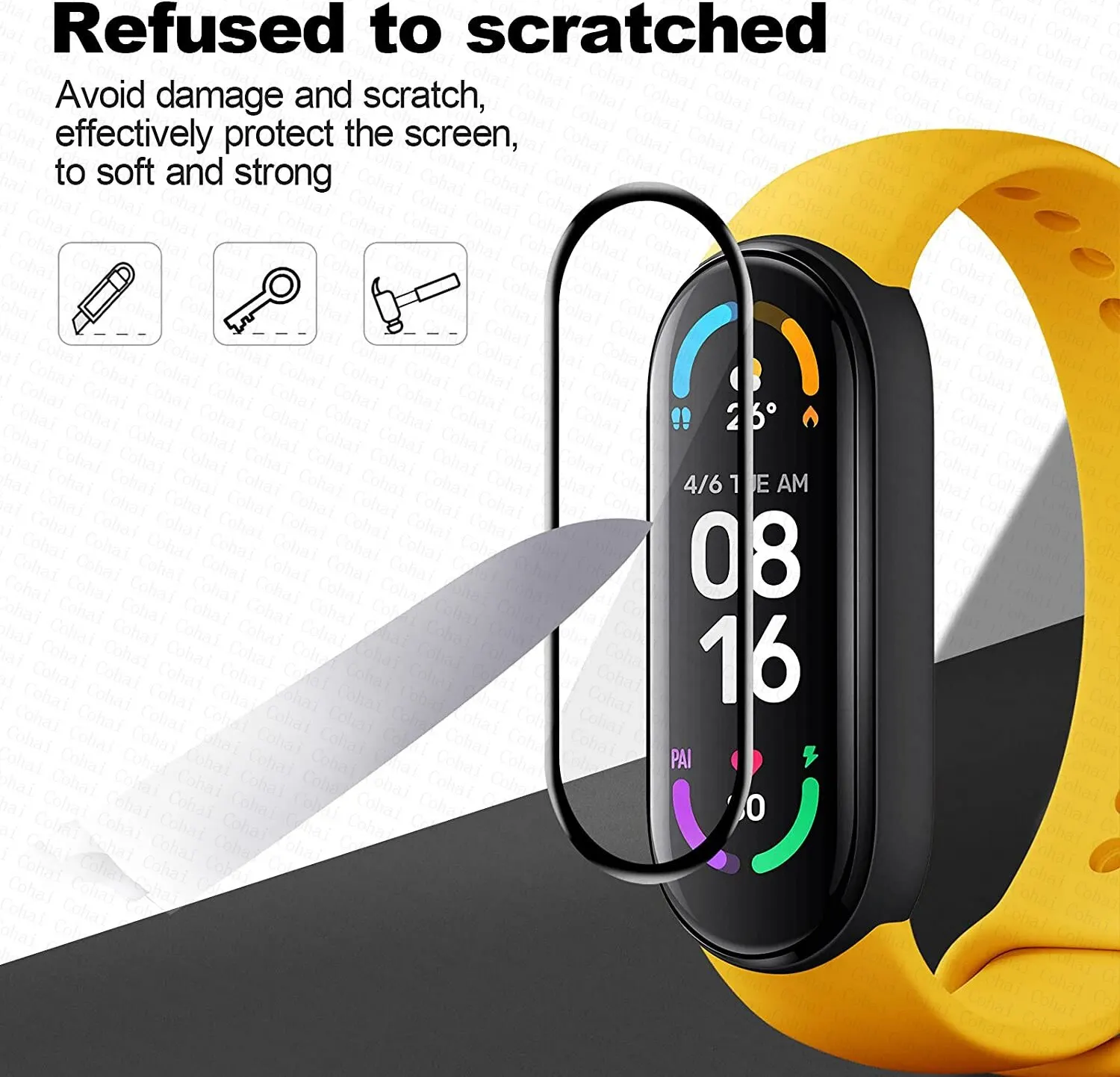 9D-Schutzfolie für Xiaomi Mi B – Fitness Tracker Band Bewertung und Preis