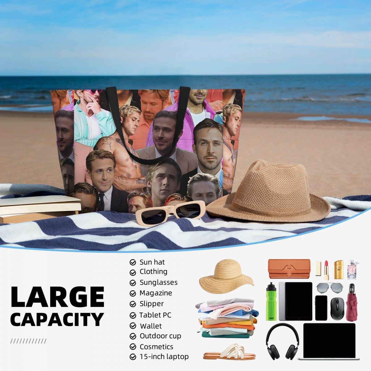 Ryan Gosling Photo Collage Str – Yoga Fitness Gym Photos Bewertung und Preis