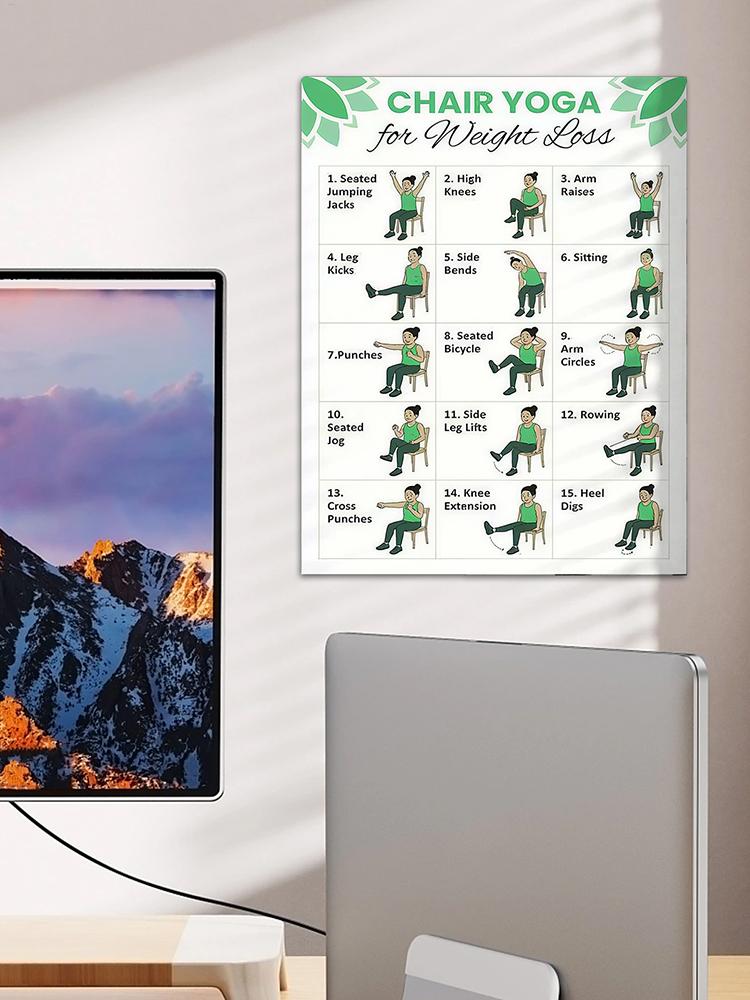 2 Stück Yoga-Poster für Heimtr – Yoga Health & Fitness Center Bewertung und Preis