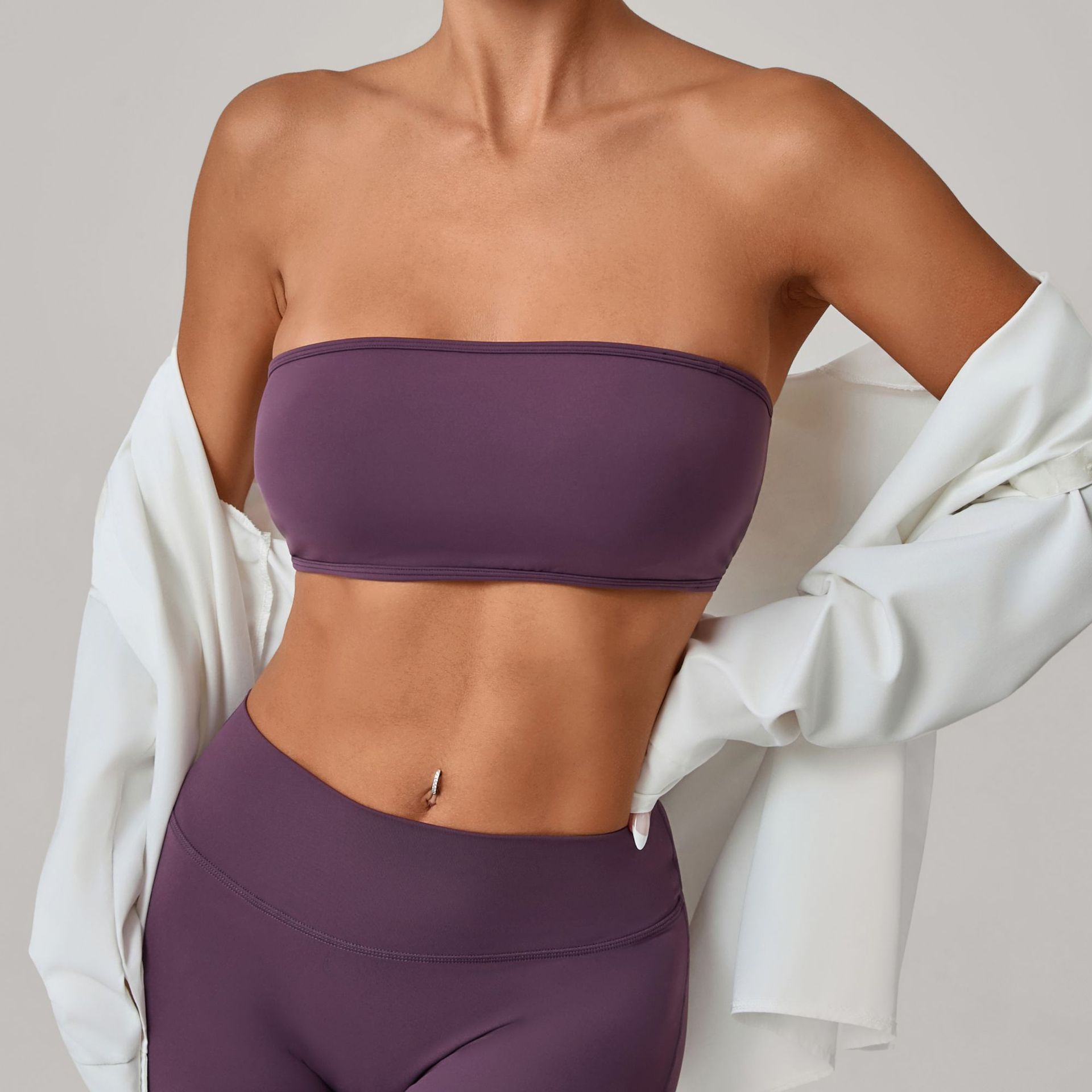 Damen Trägerloser Sport-BH Gym – Yoga Fitness Youtube Bewertung und Preis